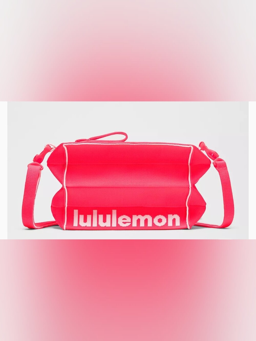 Lululemon Fold It Hold It Crossbody Bag 3L Star Burst Bright/Pink Pearl